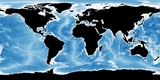 World Map bathymetrie